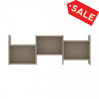 Manhattan Comfort 13PMC6 Hampton Zig-Zag Wall Decor Shelves in Off White